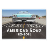 Historic Route 66 Centennial Foto Afdruk (Voorkant)