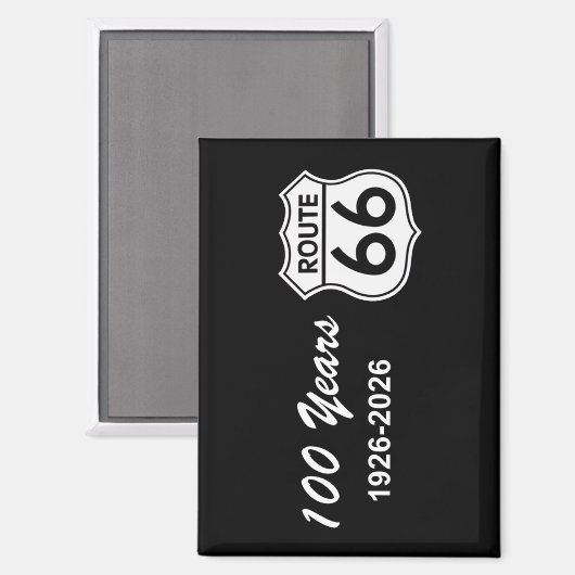 Historic Route 66 Centennial Magneet (Voorkant / Achterkant)