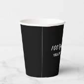 Historic Route 66 Centennial Papieren Bekers (Rechts)