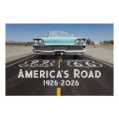 Historic Route 66 Centennial Perfect Poster (Voorkant)