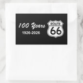 Historic Route 66 Centennial Rechthoekige Sticker (Tas)