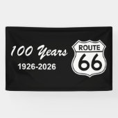 Historic Route 66 Centennial Spandoek (Horizontaal)
