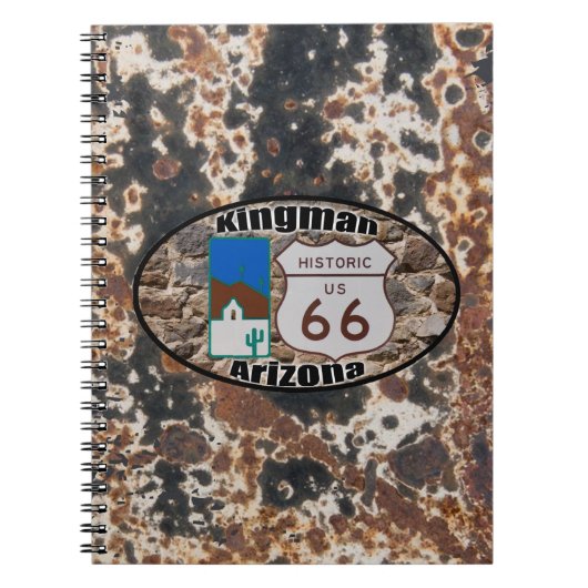 Historic Route 66 ~ Kingman, Arizona Notitieboek (Voorkant)