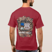 Historic Route 66 ~ Meteor City, Arizona T-shirt (Achterkant)