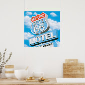 Historic Route 66 Motel Poster (Keuken)