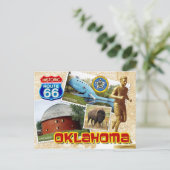 Historic Route 66, Oklahoma Briefkaart (Staand voorkant)