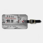 Historic Route 66 Photo Winslow, Arizona Custom Bagagelabel (Voorkant horizontaal)