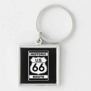 Historic Route 66 Premium Sleutelhanger