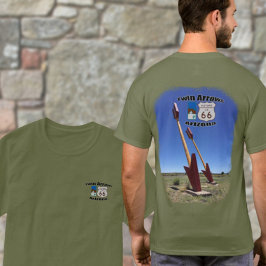 Historic Route 66 ~ Twin Arrows, Arizona T-shirt