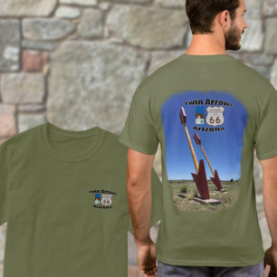 Historic Route 66 ~ Twin Arrows, Arizona T-shirt