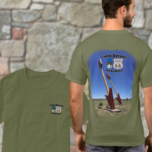 Historic Route 66 ~ Twin Arrows, Arizona T-shirt