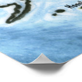 Historic Route 66 USA Cartoon Map Poster (Hoek)