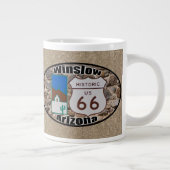 Historic Route 66 ~ Winslow, Arizona Grote Koffiekop (Rechts)