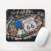 Historic Route 66 - Winslow, Arizona Muismat (Met muis)
