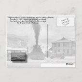 Historic Salida Briefkaart (Achterkant)