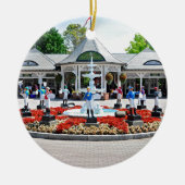 Historic Saratoga 150 op openingsdag Keramisch Ornament (Voorkant)