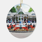 Historic Saratoga 150 op openingsdag Keramisch Ornament (Links)