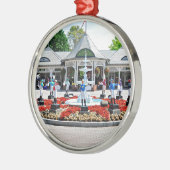 Historic Saratoga 150 op openingsdag Metalen Ornament (Links)