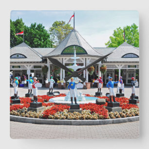 Historic Saratoga 150 op openingsdag Vierkante Klok