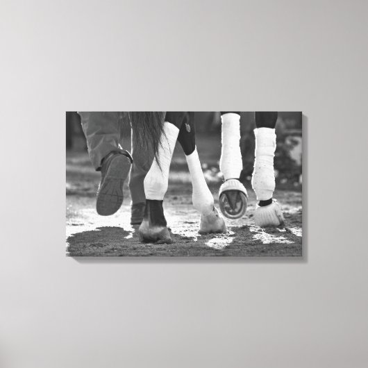 Historic Saratoga Race Course-Step Nicely Canvas Afdruk (Voorkant)