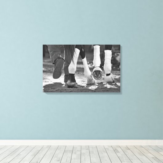 Historic Saratoga Race Course-Step Nicely Canvas Afdruk (Insitu (Houten vloer))