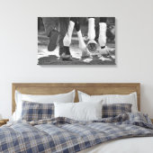 Historic Saratoga Race Course-Step Nicely Canvas Afdruk (Insitu (Slaapkamer))