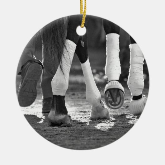 Historic Saratoga Race Course-Step Nicely Keramisch Ornament (Voorkant)