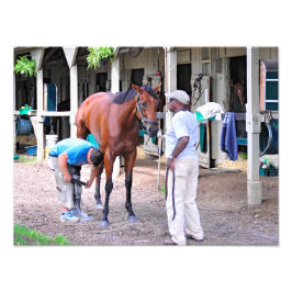 Historic Saratoga Racetrack Foto Afdruk