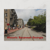 Historic Savannah Georgia Briefkaart (Voorkant)