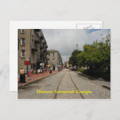 Historic Savannah Georgia Briefkaart (Voorkant / Achterkant)