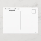 Historic Savannah, Georgia Holiday Briefkaart (Achterkant)