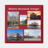 Historic Savannah Georgia Magneet (Voorkant)