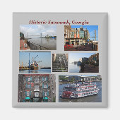 Historic Savannah, Georgia magnet (Voorkant)