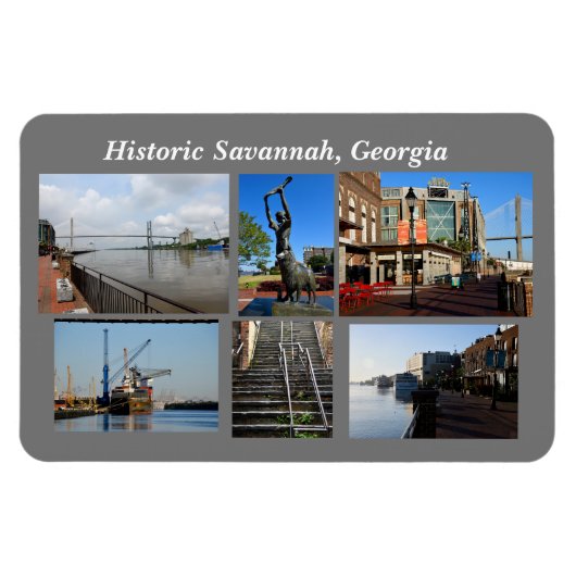 Historic Savannah, Georgia magnet Magneet (Horizontaal)