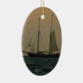Historic Schooner Keramisch Ornament (Rechts)
