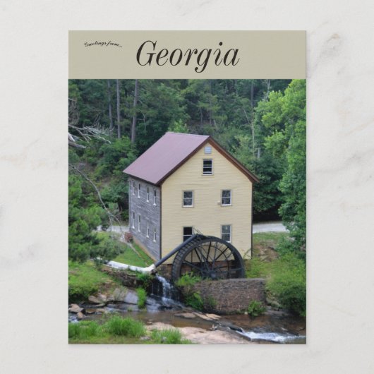Historic Sell's Mill in Hoschton Georgia Briefkaart (Voorkant)