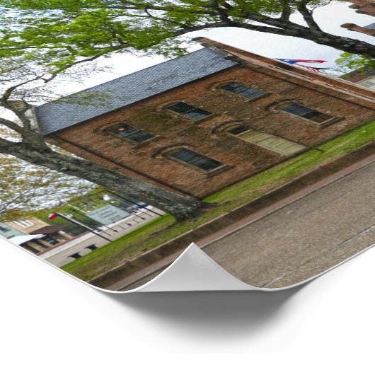 Historic Shelby County Courthouse and Jail, Texas Poster (Hoek)