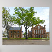 Historic Shelby County Courthouse and Jail, Texas Poster (Voorkant)