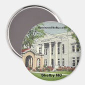 Historic Shelby NC Magneet (Voorkant / Achterkant)