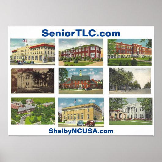 Historic Shelby NC Poster (Voorkant)