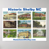 Historic Shelby NC Poster (Voorkant)