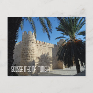 Historic Sousse Medina Street Scene Tunesië Briefkaart