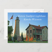 Historic Southport Lighthouse Briefkaart (Voorkant / Achterkant)