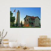 Historic Southport Lighthouse Poster (Keuken)