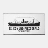 Historic SS Edmund Fitzgerald Mighty Fitz Maritime Bureaumat (Voorkant)