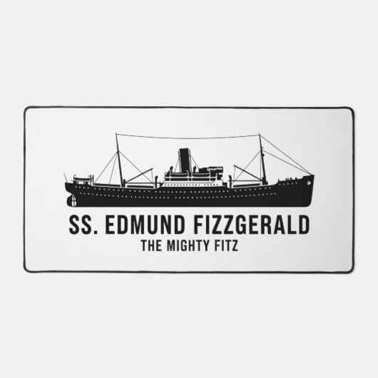 Historic SS Edmund Fitzgerald Mighty Fitz Maritime Bureaumat (Voorkant)