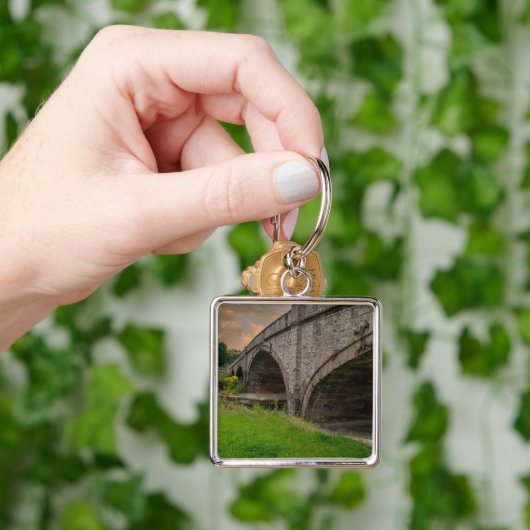 Historic St. Asaph Bridge Over River Elwy Sleutelhanger (Hand)
