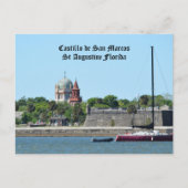 Historic St Augustine FL Castillo de San Marcos Briefkaart (Voorkant)