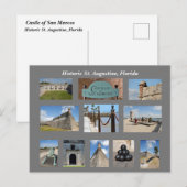 Historic St. Augustine, Florida Briefkaart (Voorkant / Achterkant)