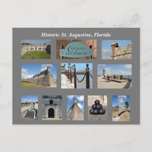 Historic St. Augustine, Florida Briefkaart (Voorkant)